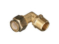 15mm Brass Compression x Male Elbow