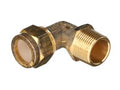 20mm Brass Compression x Male Elbow