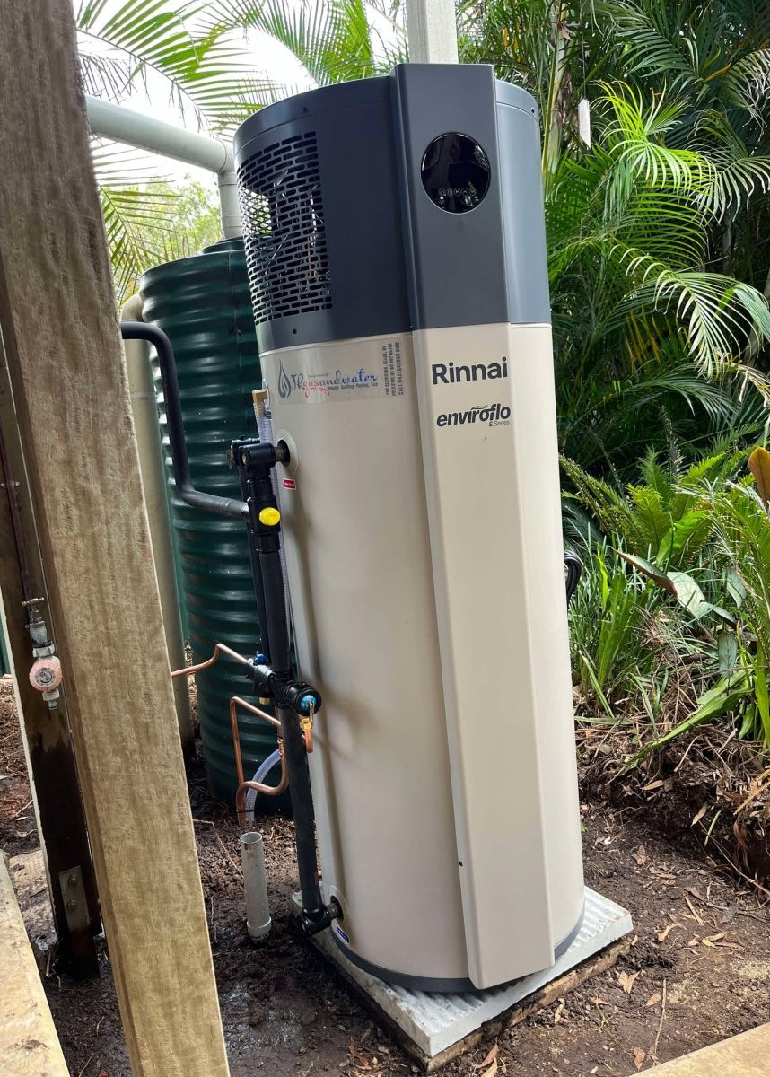 Rinnai Enviroflo V2 315L Heat Pump Hot Water System - Installed Today